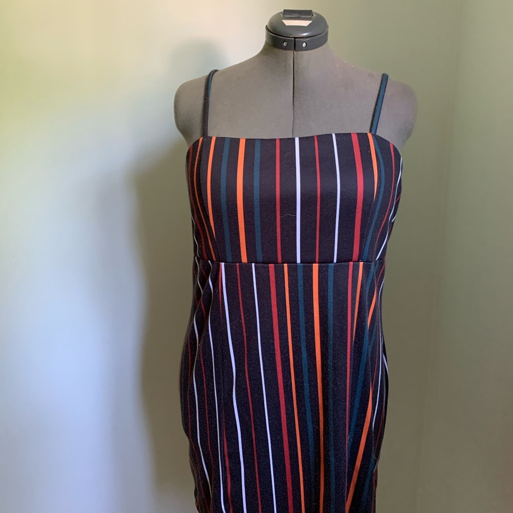 Patterned mini dress